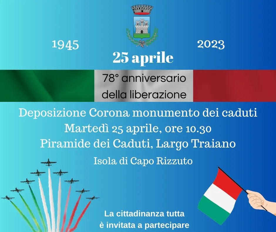 78anniversario liberazione d'italia