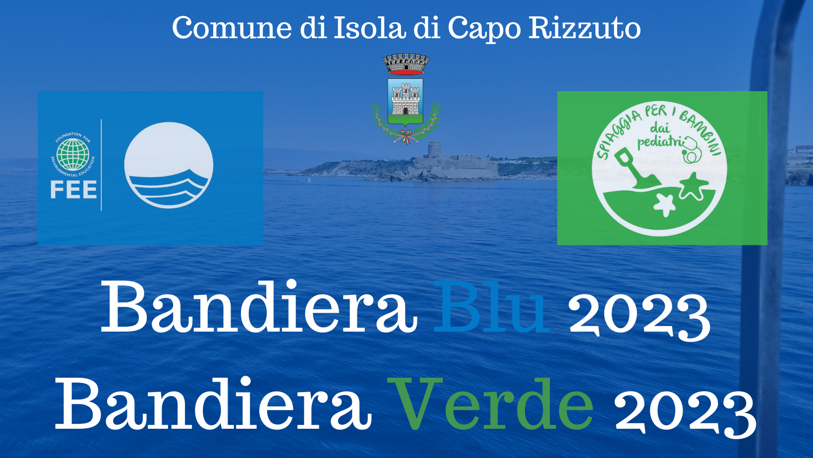 Quattro le Bandiere Blu ottenute dal Comune di Isola Capo Rizzuto