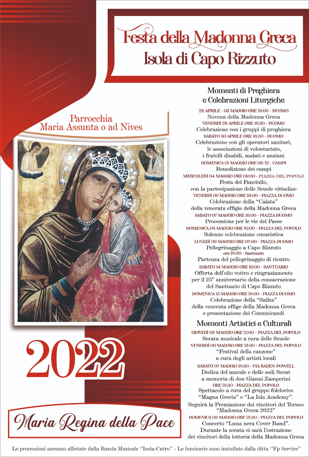 calendario madonnagreca