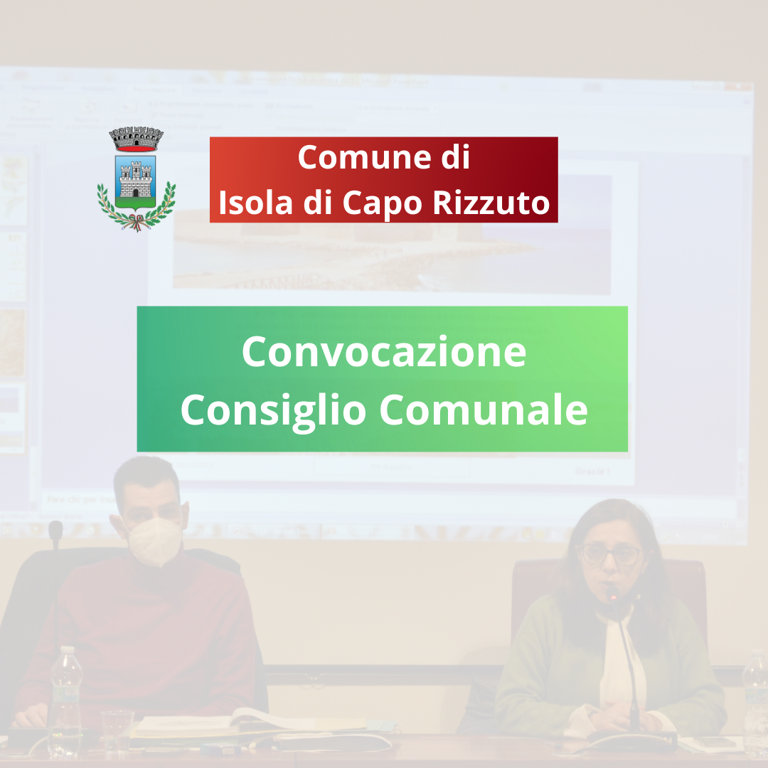 convocazione consiglio comunale