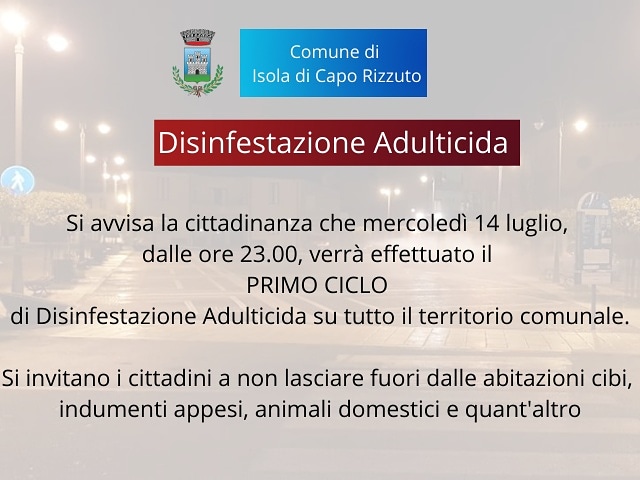 disinfestazione