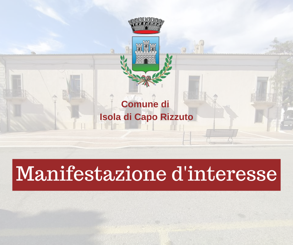 manifestazione d'interesse
