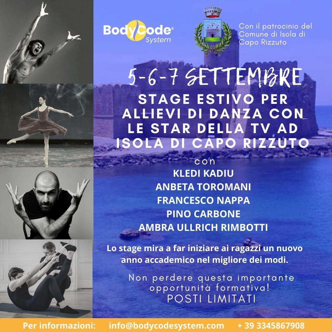 kledi, stage di danza a isola capo rizzuto