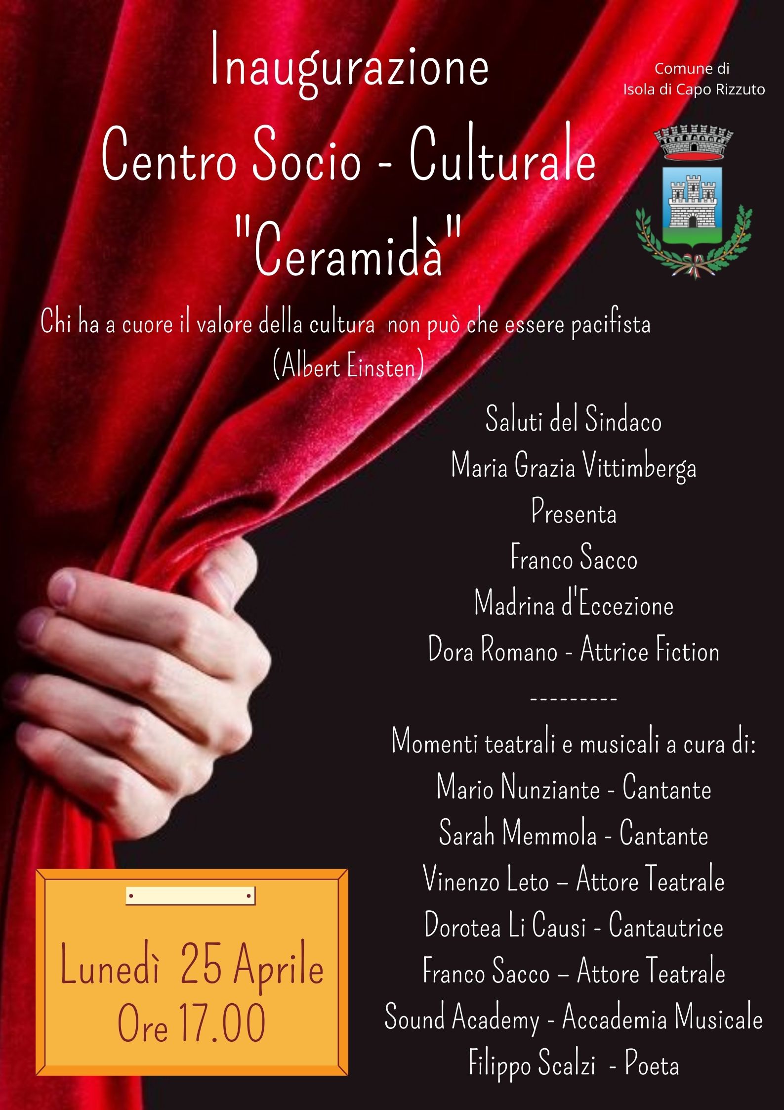Locandina in ceramidà