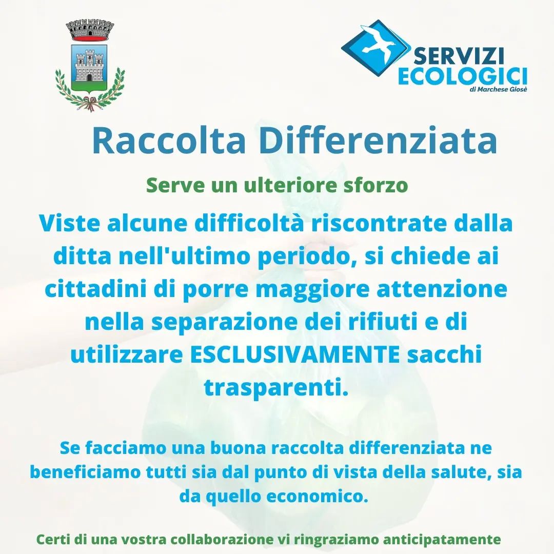 raccolta differenziata-serve ulteriore sforzo
