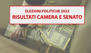 RISULTATI CAMERAE SENATO 2022