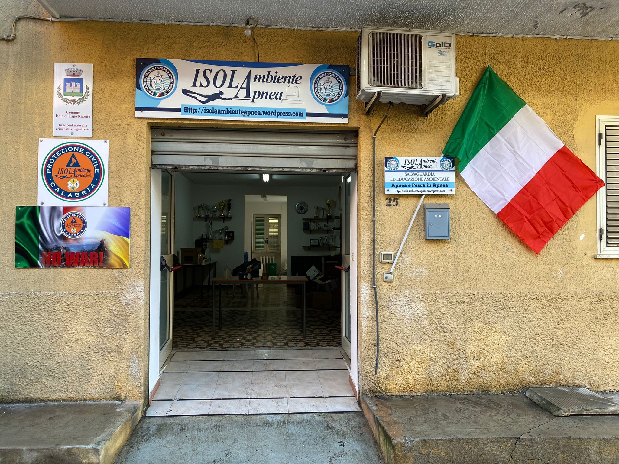 sede isola ambiente apnea