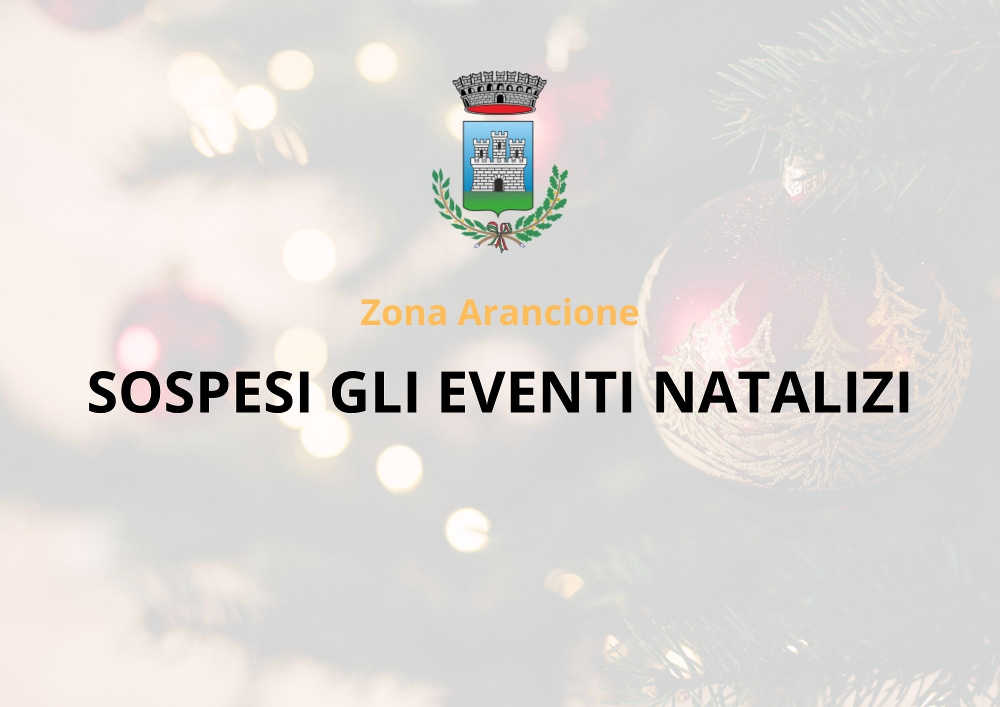 sospensione eventi natalizi