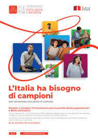Censimento permanente della popolazione e delle abitazioni 2022
